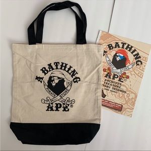 A Bathing Ape pirate canvas tote Bag